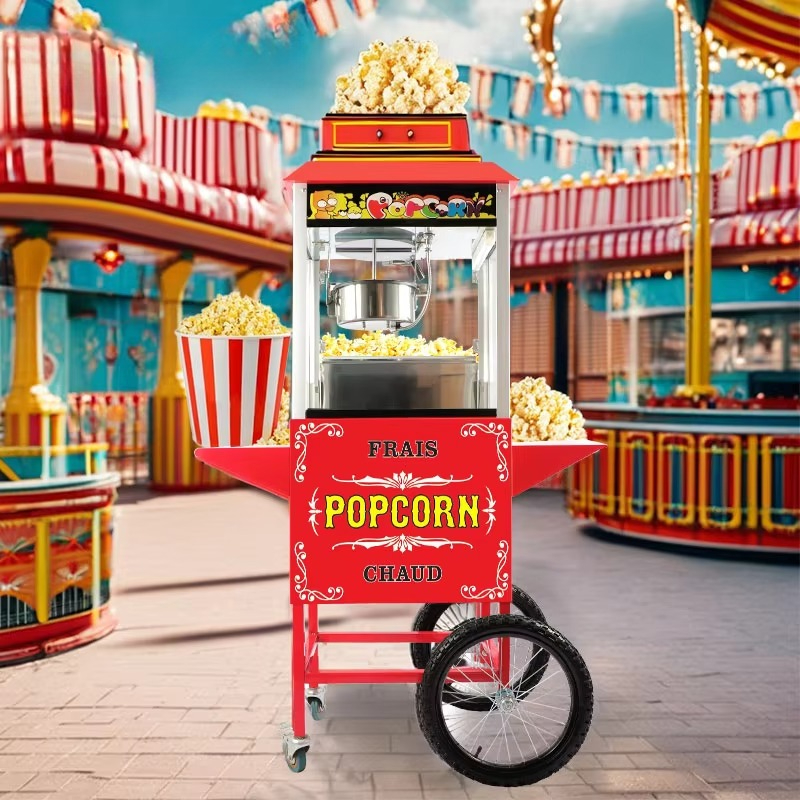 Air Popcorn Maker - Professional Commercial Popcorn Machine With Cart