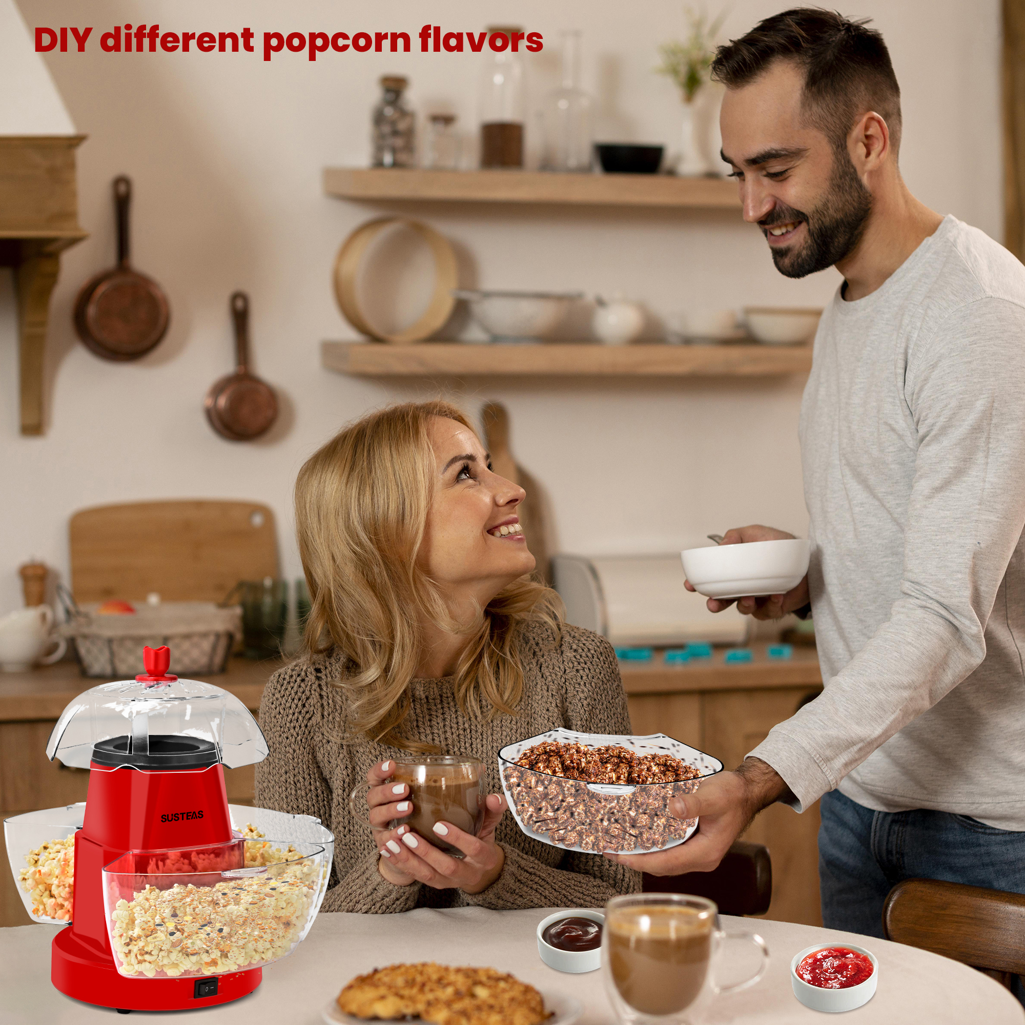 1200W Electric Hot Air Popcorn - Air Popcorn Maker recension och pris
