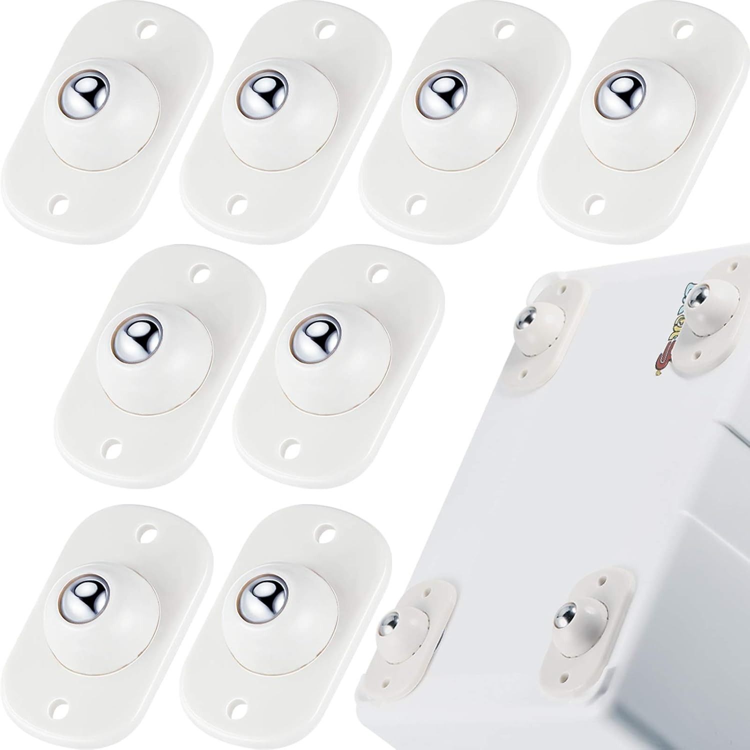 8 PCS Self Adhesive Caster Whe - Kitchen Appliances Small recension och pris