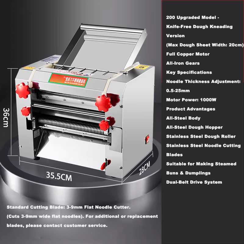 Commercial Automatic Noodle Ma - Pasta Machine Electric recension och pris