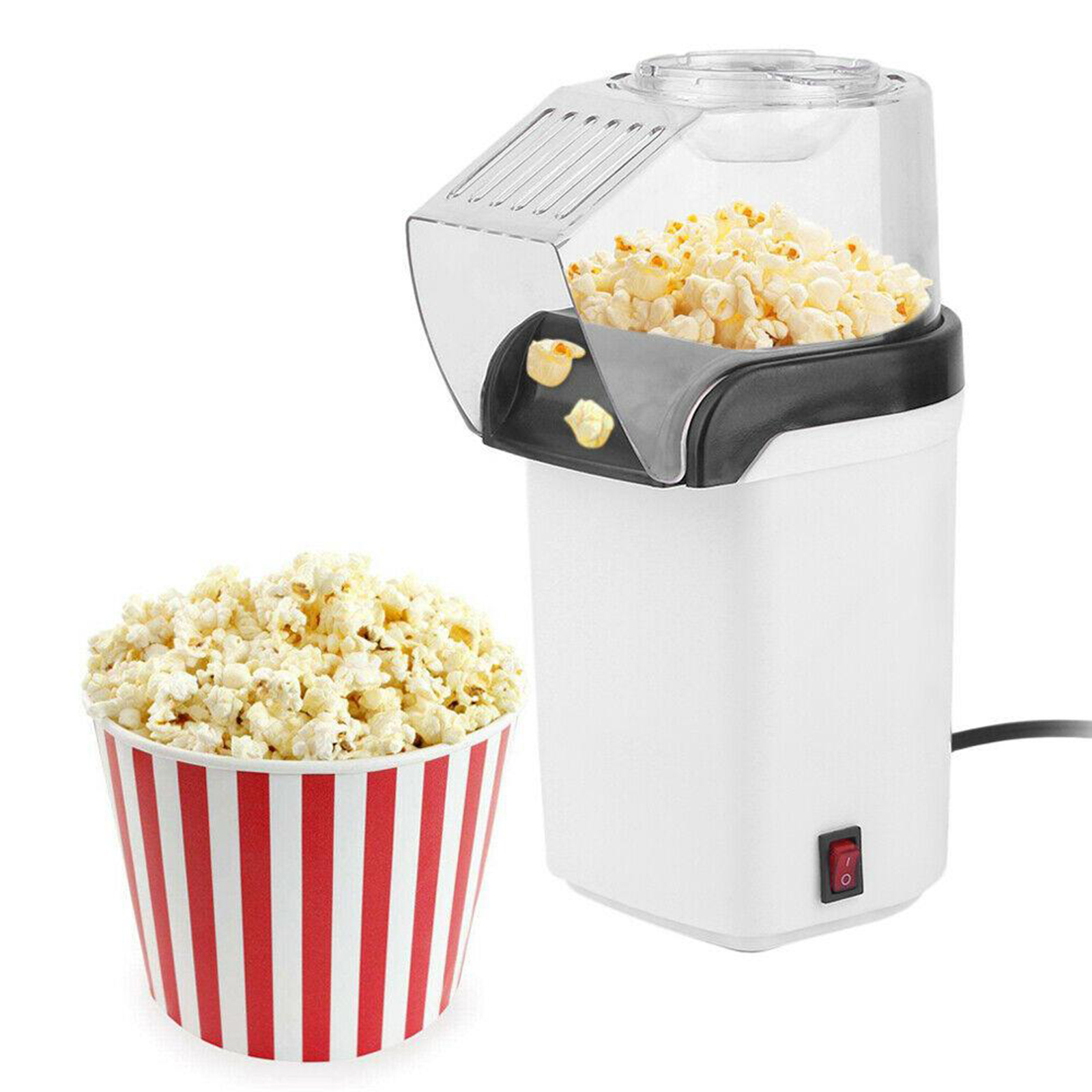 Automatic Oil free Hot Air Pop - Air Popcorn Maker recension och pris