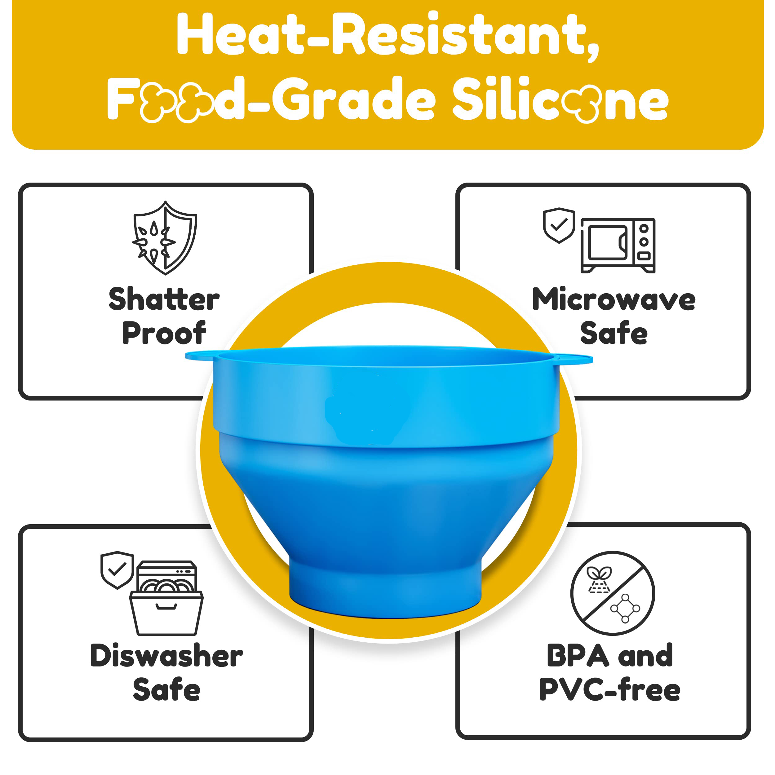 Microwave Silicone Popcorn Pop - Air Popcorn Maker recension och pris