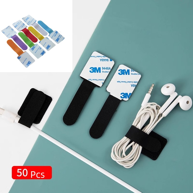 50pcs Hook and Loop Cable Ties - Kitchen Appliances At Home recension och pris