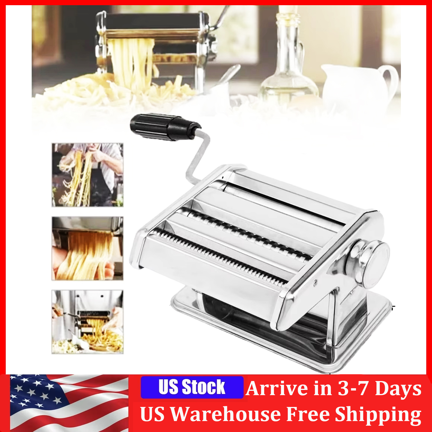 Pasta Maker Machine Stainless  - Pasta Machine Electric recension och pris