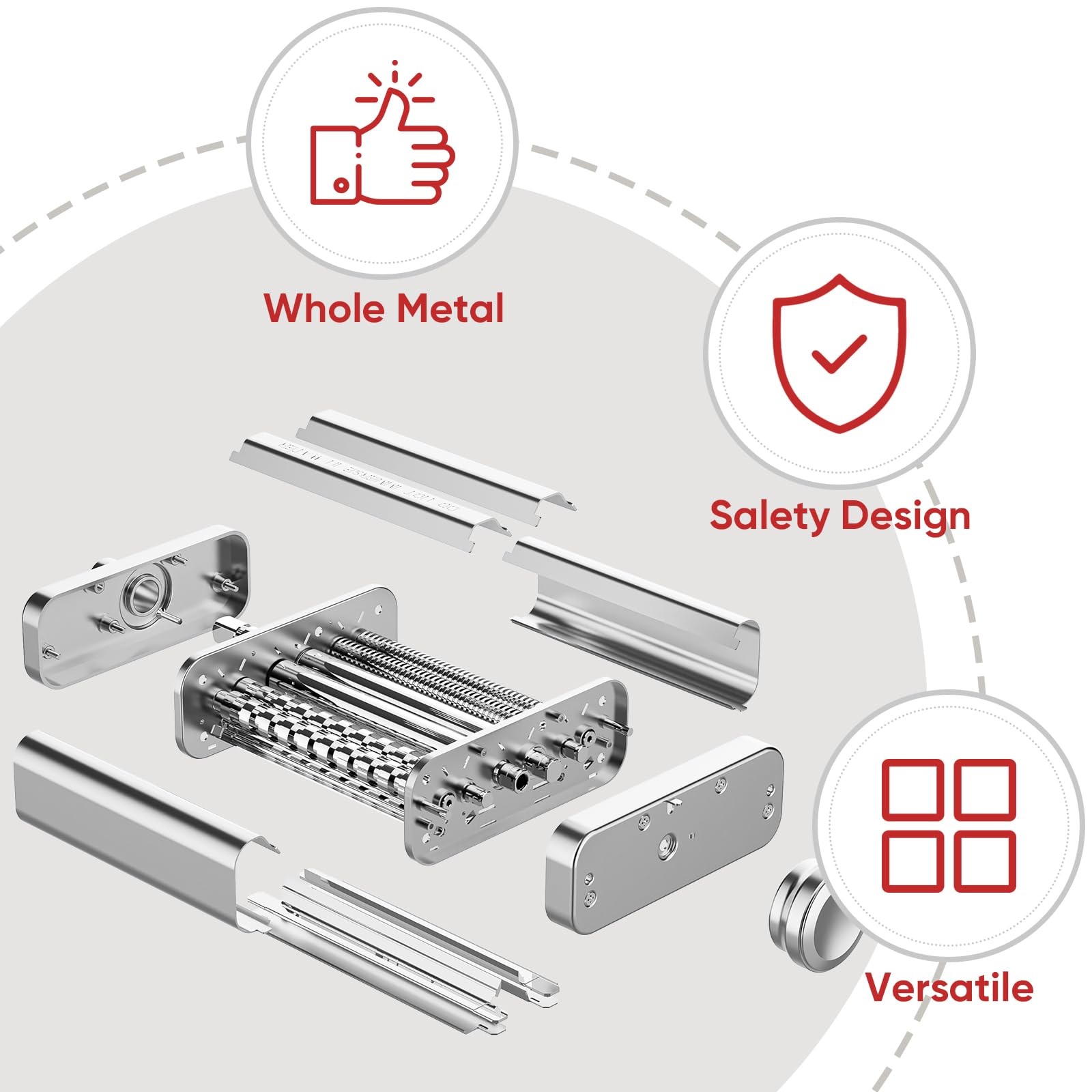 Gvode 3 in 1 Pasta Attachment  - Pasta Machine Electric recension och pris