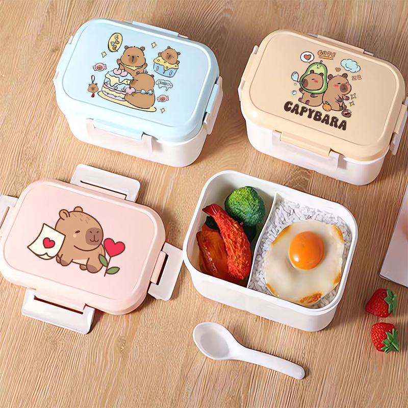 Capybara Bento Lunch Box Carto - Kitchen Appliances Organizer recension och pris