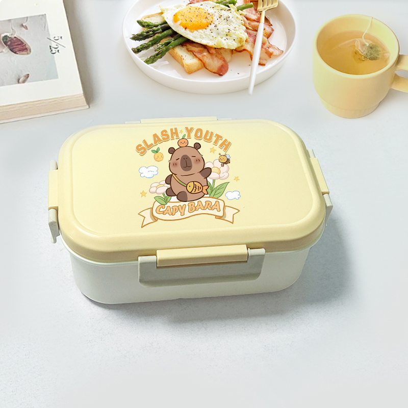 Capybara Bento Lunch Box Carto - Kitchen Appliances Organizer recension och pris